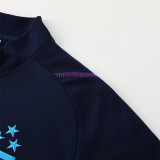 2023 Argentina (sapphire blue) Adult Sweater tracksuit set Training Suit