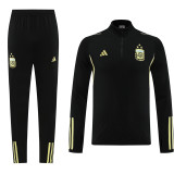 2023 Argentina (black) Adult Sweater tracksuit set Training Suit