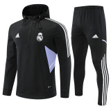 22-23 Real Madrid (black) Sweater and Hat Set Training Jersey Thai Quality
