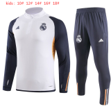 Young 23-24 Real Madrid (white) Sweater tracksuit set