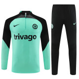Player Version 23-24 Chelsea (light green) Adult Sweater tracksuit set