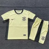 Kids kit 23-24 SC Corinthians Third Away Thailand Quality