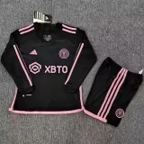 Long sleeve Kids kit 23-24 Inter Miami CF Away Thailand Quality