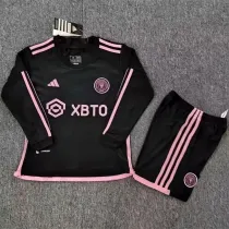 Long sleeve Kids kit 23-24 Inter Miami CF Away Thailand Quality
