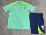 Kids kit 2024 Brazil (Training clothes) Thailand Quality