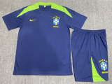 Kids kit 2023 Brazil (Training clothes) Thailand Quality
