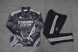 23-24 Real Madrid (black) Adult Sweater tracksuit set