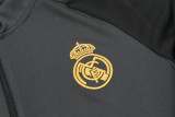 23-24 Real Madrid (dark gray) Adult Sweater tracksuit set