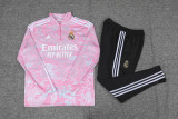 23-24 Real Madrid (pink) Adult Sweater tracksuit set