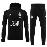 23-24 Algeria (black) Sweater and Hat Set Training Jersey Thai Quality