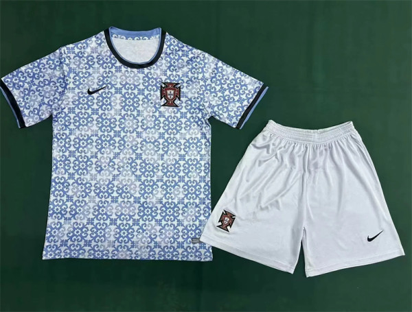 23-24 Portugal Away Adult Jersey & Short Set Quality