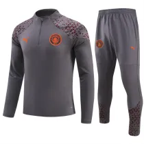 23-24 Manchester City (grey) Adult Sweater tracksuit set