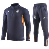 23-24 Real Madrid (Upper cyan) Adult Sweater tracksuit set