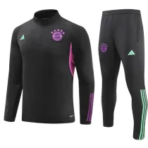 23-24 Bayern München (black) Adult Sweater tracksuit set