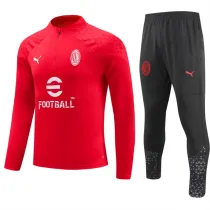 23-24 AC Milan (red) Adult Sweater tracksuit set