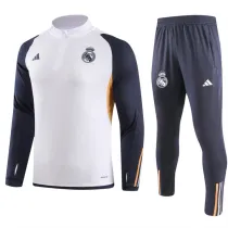 23-24 Real Madrid (white) Adult Sweater tracksuit set