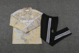 23-24 Real Madrid (yellow) Adult Sweater tracksuit set