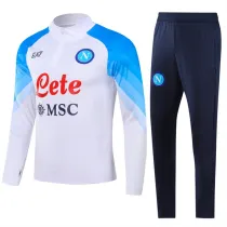 23-24 SSC Napoli (white) Adult Sweater tracksuit set