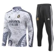 23-24 Real Madrid (grey) Adult Sweater tracksuit set