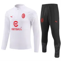23-24 AC Milan (white) Adult Sweater tracksuit set