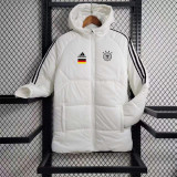 2023 Germany (white) cotton-padded clothes Soccer Jacket
