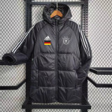 2023 Germany (black) cotton-padded clothes Soccer Jacket