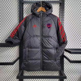 23-24 Arsena (black) cotton-padded clothes Soccer Jacket