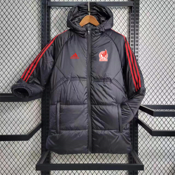2023 Mexico (black) cotton-padded clothes Soccer Jacket