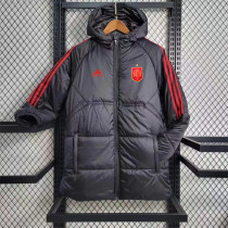2023 Spain (black) cotton-padded clothes Soccer Jacket