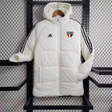 23-24 Sao Paulo (white) cotton-padded clothes Soccer Jacket