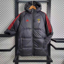 23-24 SL Benfica (black) cotton-padded clothes Soccer Jacket