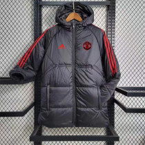 23-24 Manchester United (black) cotton-padded clothes Soccer Jacket
