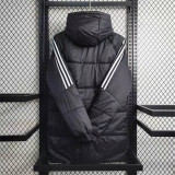 23-24 Juventus FC (black) cotton-padded clothes Soccer Jacket