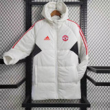 23-24 Manchester United (white) cotton-padded clothes Soccer Jacket