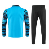 23-24 Al-Nassr FC (blue-black) Adult Sweater tracksuit set