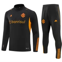 23-24 SC Internacional (black) Adult Sweater tracksuit set