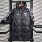 23-24 Flamengo (black) cotton-padded clothes Soccer Jacket