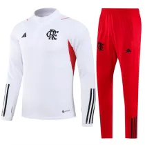 23-24 Flamengo (white) Adult Soccer Jacket Training Suit