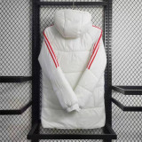23-24 SC Internacional (white) cotton-padded clothes Soccer Jacket