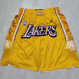 24 杉矶湖人 Los Angeles Lakers Embroidered pocket shorts