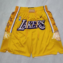 24 杉矶湖人 Los Angeles Lakers Embroidered pocket shorts