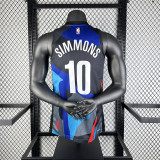 24 布鲁克林篮网 Brooklyn Nets Ben Simmons 2023/24 Swingman Jersey - City Edition