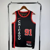 24芝加哥公牛Chicago Bulls Dennis Rodman 2023/24 Swingman Jersey - City Edition
