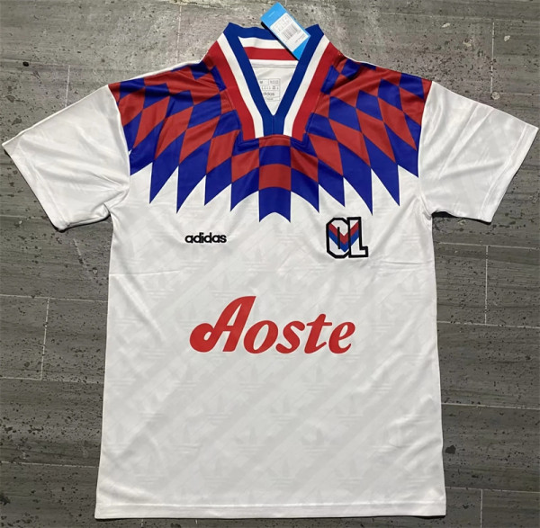 95-96 Olympique Lyonnais home Retro Jersey Thailand Quality