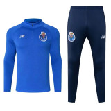 23-24 FC Porto (blue) Adult Sweater tracksuit set Training Suit