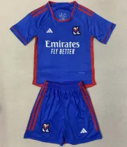 Kids kit 23-24 Olympique Lyonnais Away Thailand Quality