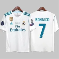 17-18 Real Madrid home (RONALDO 7#) Retro Jersey Thailand Quality