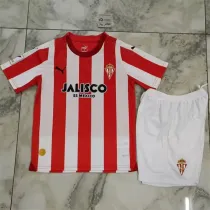 Kids kit 23-24 Sporting Gijón home Thailand Quality