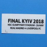 Real Madrid  2018 Real Madrid vs Liverpool Chest Script