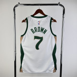 波士顿凯尔特人 Boston Celtics 24 Season Celtics City Edition No. 7 Brown